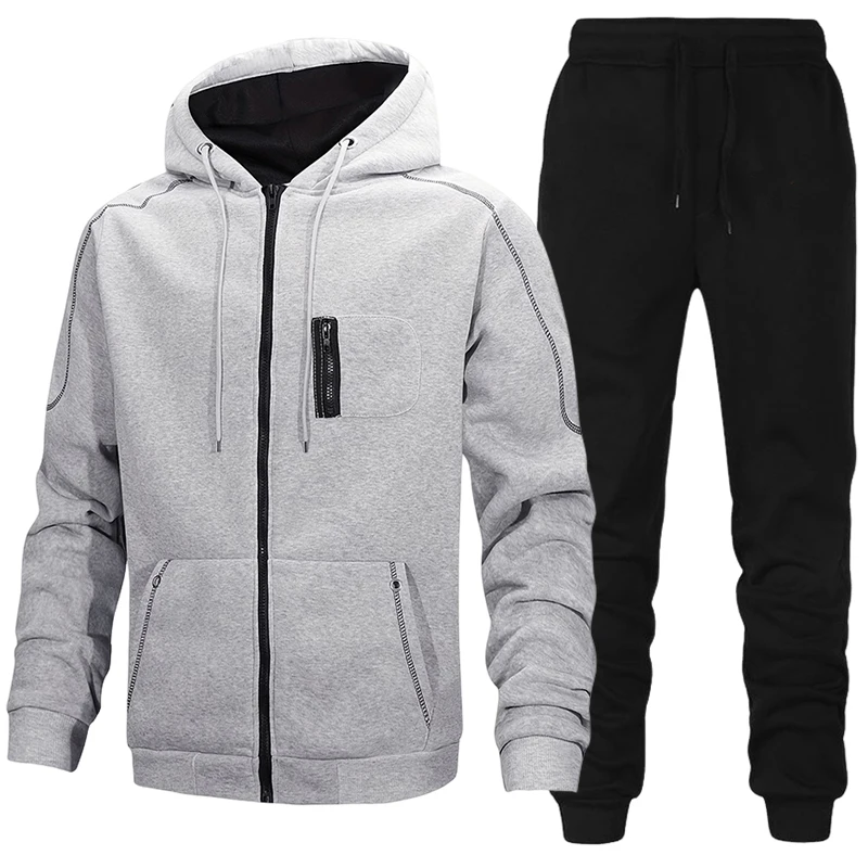 Winter Clothing Essentials - 패션 남성 운동복 캐주얼 후드티 코트