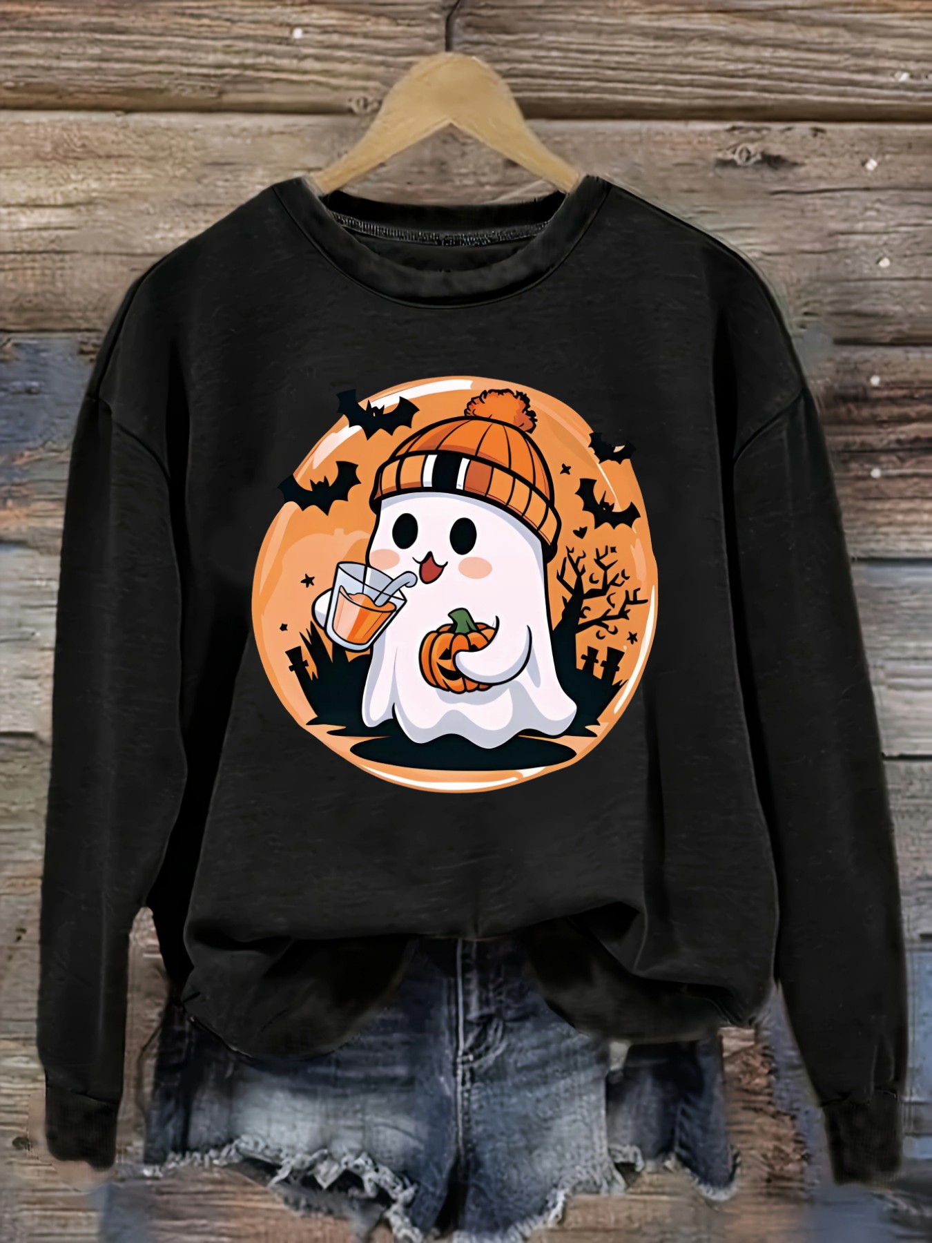 Winter Clothing Outfits - 여성 캐주얼 긴소매 크루넥 티셔츠, 귀여운