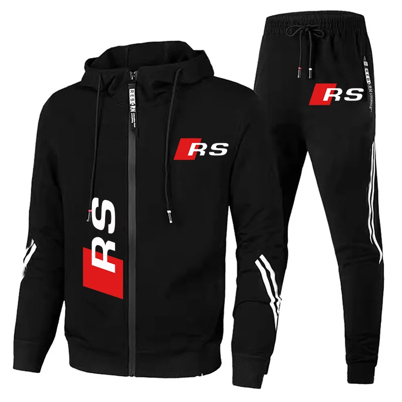 가을 겨울 남성 의류 트랙수트 아우디 RS 로고 프린트 - Winter Clothing Logos 리뷰 및 가격