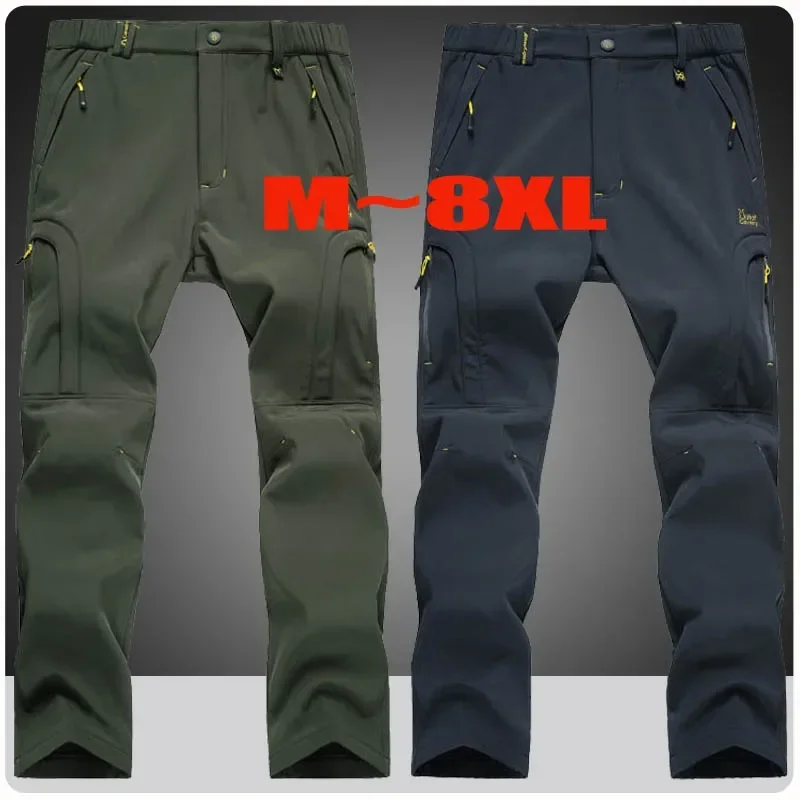 플러스 사이즈 6XL 7XL 8XL Mens Thick - Ski Pants Waterproof 리뷰 및 가격