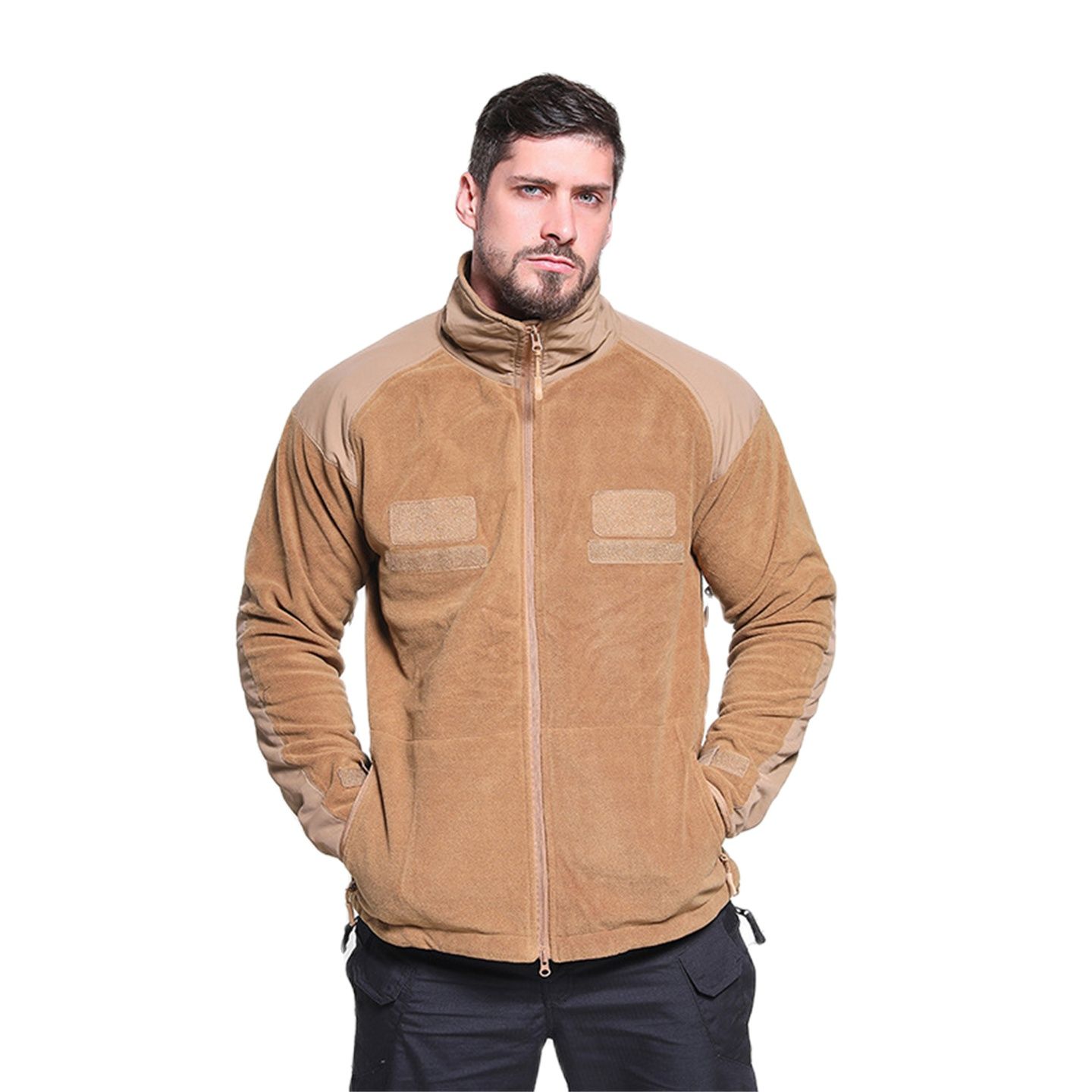 가을 겨울 사냥 전술 열 폴라 플리스 자켓 남자 스탠드 - Winter Clothing Hiking 리뷰 및 가격