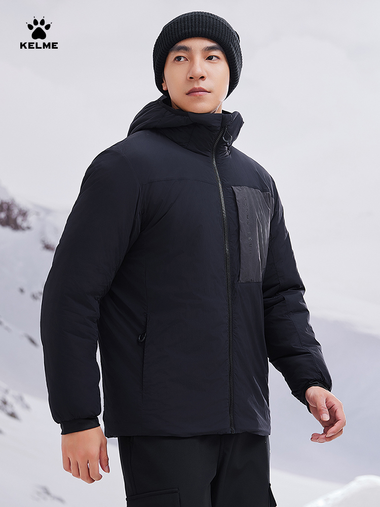 Kelme 남성용 경량 후드 코튼 재킷, 겨울 추위 및 - Winter Clothing Hiking 리뷰 및 가격