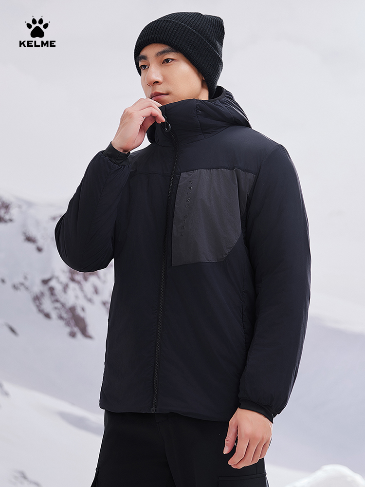 Kelme 남성용 경량 후드 코튼 재킷, 겨울 추위 및 - Winter Clothing Hiking 리뷰 및 가격