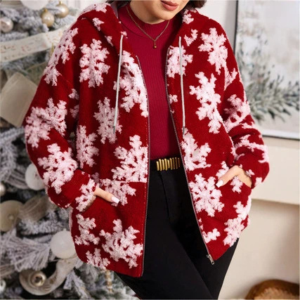 여성용 플러스 사이즈 1XL-5XL 캐주얼 크리스마스  - Winter Clothing For Plus Size Women 리뷰 및 가격
