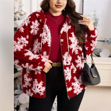 여성용 플러스 사이즈 1XL-5XL 캐주얼 크리스마스  - Winter Clothing For Plus Size Women 리뷰 및 가격