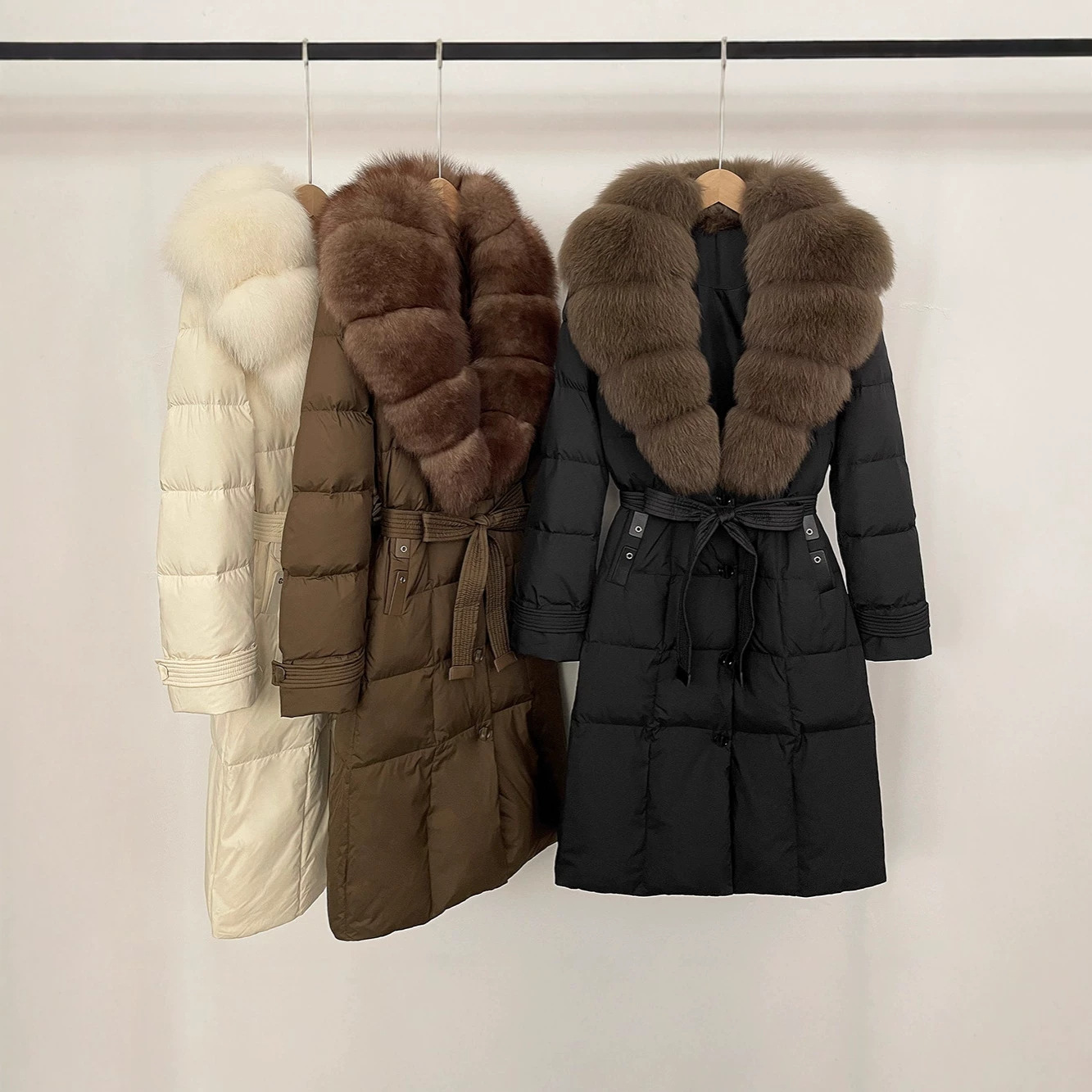 따뜻한 여성용 깃털 리얼 퍼 재킷 화이트 덕다운 코트  - Puffer Jacket Women Down 리뷰 및 가격