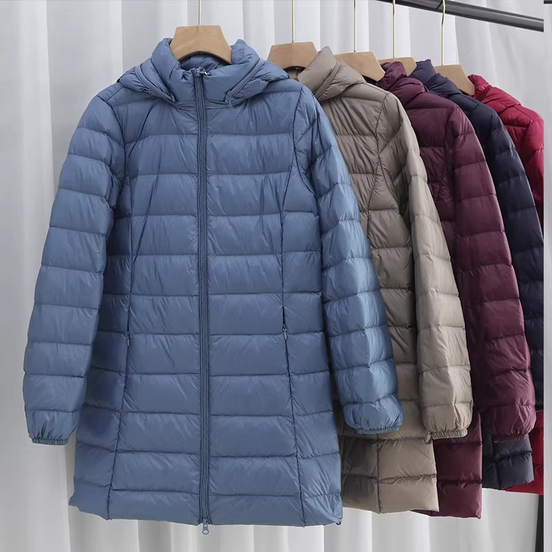 라이트 다운 코트 경량 푸퍼 여성용 봄 가을 초경량 롱 - Puffer Jacket Women Down 리뷰 및 가격