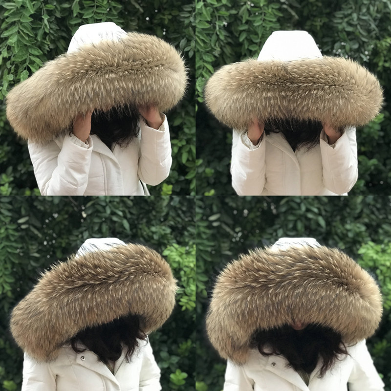 여성용 천연 너구리 모피 칼라, 여성 코트, 후드 모피 - Winter Clothing Essentials 리뷰 및 가격