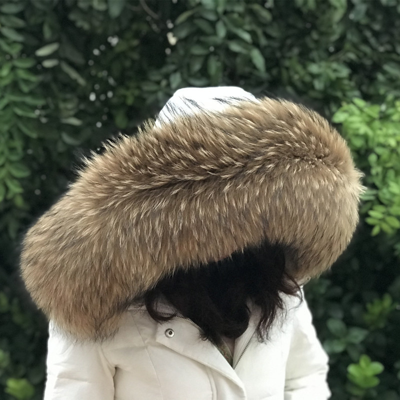 여성용 천연 너구리 모피 칼라, 여성 코트, 후드 모피 - Winter Clothing Essentials 리뷰 및 가격