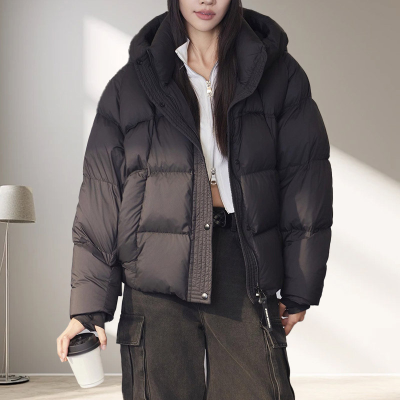 여성용 짧은 흰색 오리털 재킷 겨울 오리털 코트 여성  - Puffer Jacket Women Down 리뷰 및 가격