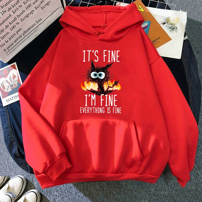 2025 플러스 사이즈 캣츠 잇 파인 임 파인 에브리띵 - Winter Clothing For Plus Size Women 리뷰 및 가격
