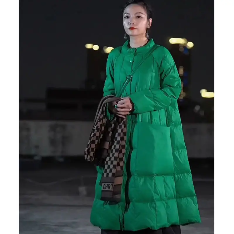 여성용 오버사이즈 롱 다운 재킷, 큰 포켓, 겨울 코트 - Puffer Jacket Women Down 리뷰 및 가격