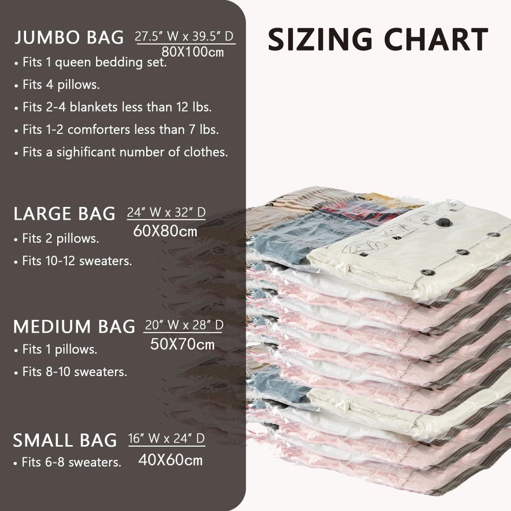 두꺼운 진공 압축 보관 가방 공간 절약 재사용 가능 의 - Winter Clothing Organizer 리뷰 및 가격